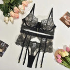 Lolita Dreams Sheer Lace Set - Romantic Bra and Panty