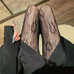 Anti-Snag Lace Pantyhose - Korean Style Hosiery