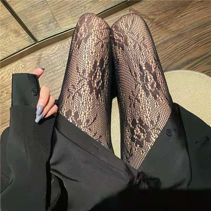 Anti-Snag Lace Pantyhose - Korean Style Hosiery