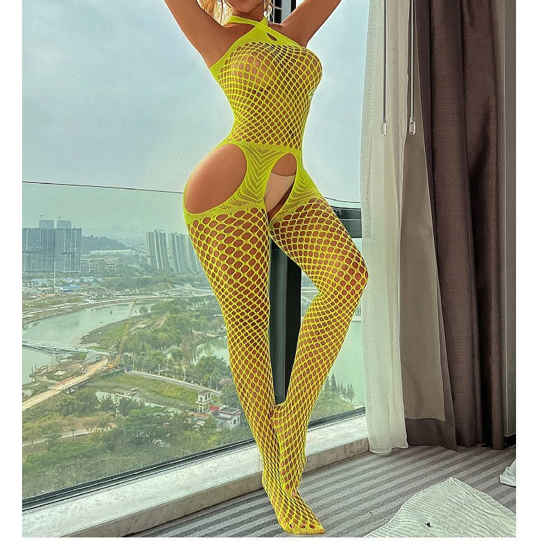 Mesh Bodysuit - High Waist Sleepwear