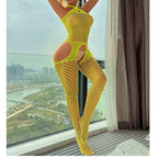 Mesh Bodysuit - High Waist Sleepwear