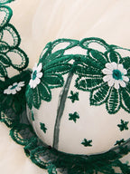 Blooming Chrysanthemum Set - 2 Piece Floral Lingerie