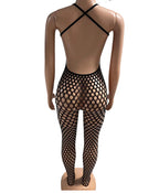 Backless Mesh Dress - Plus Size One Piece Lingerie