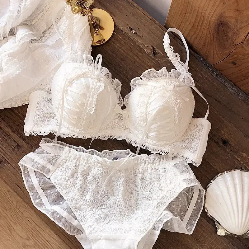 Natural Beauty Lace Bralette - Wire-Free Comfort Set