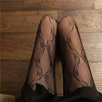 Anti-Snag Lace Pantyhose - Korean Style Hosiery