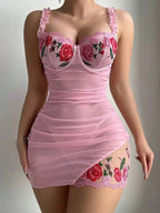 Eternal Romance Sheer Lace Set - 2 Piece Collection