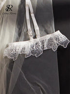 Goddess Embroidery Halter Set - 3 Piece Sheer Shapewear