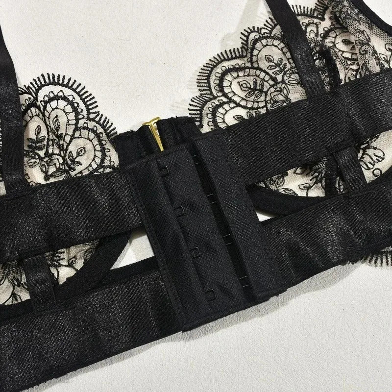 Lolita Dreams Sheer Lace Set - Romantic Bra and Panty