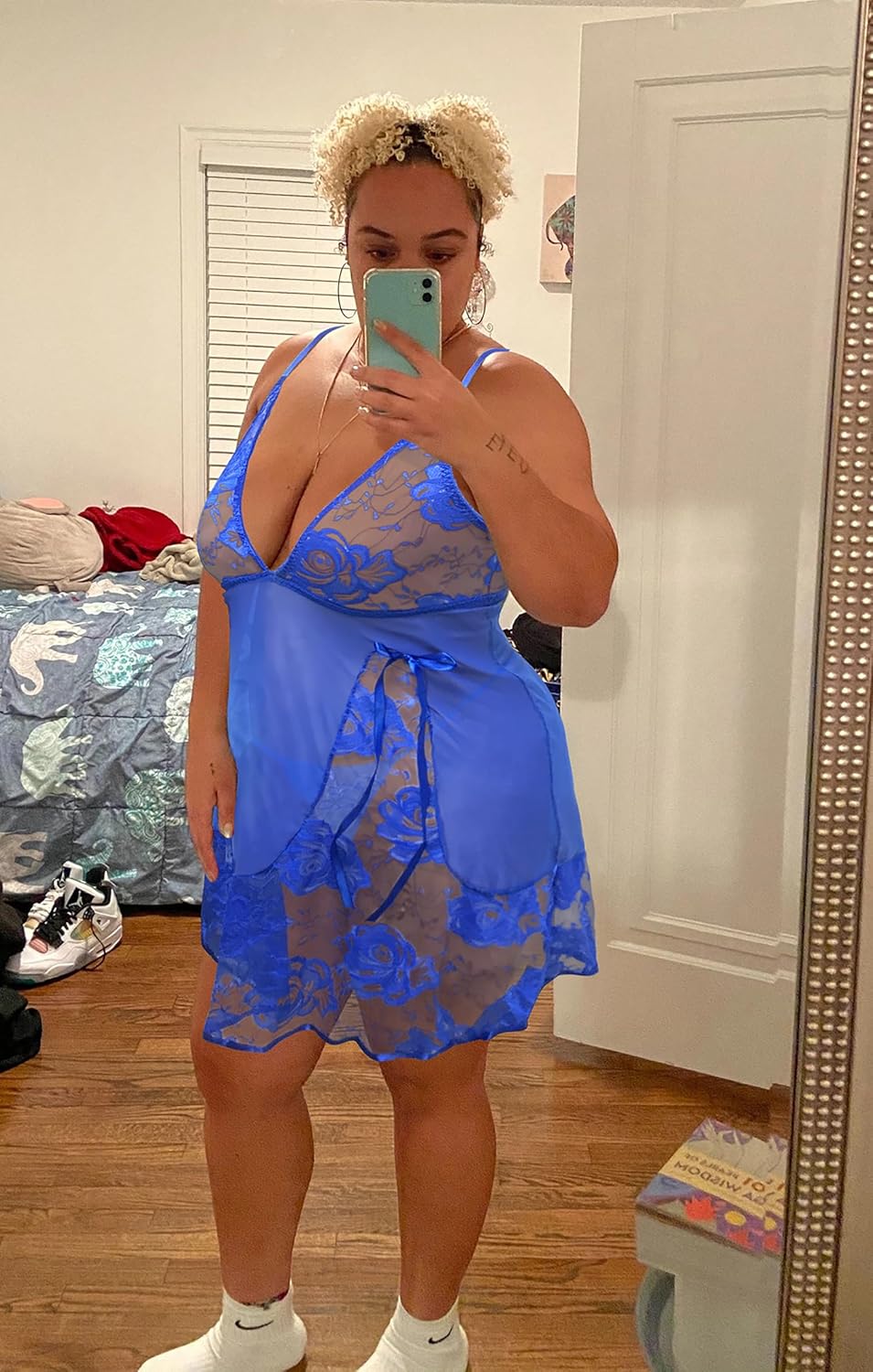 Net Attraction Fishnet Bodysuit - Mesh Teddy Babydoll