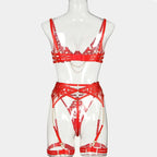 Chains of Desire 4-Piece Lingerie - Corset and Chain Set