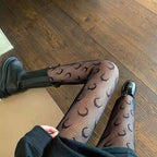 Anti-Snag Lace Pantyhose - Korean Style Hosiery
