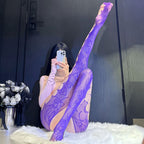 Lace Stockings Set - Garter Style Hosiery