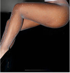 Rhinestone Fishnet Pantyhose - High Waist Slim Fit Plus Size