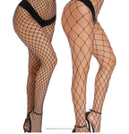 Fishnet Mesh Pantyhose - High Waist Multi-Color