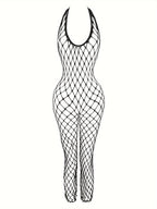Backless Mesh Dress - Plus Size One Piece Lingerie