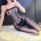 One-Piece Lingerie Set with Strap Design - Sleepwear