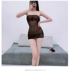 Mesh Bodysuit Set - Complete Outfit with Accessories