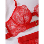 Lolita Dreams Sheer Lace Set - Romantic Bra and Panty