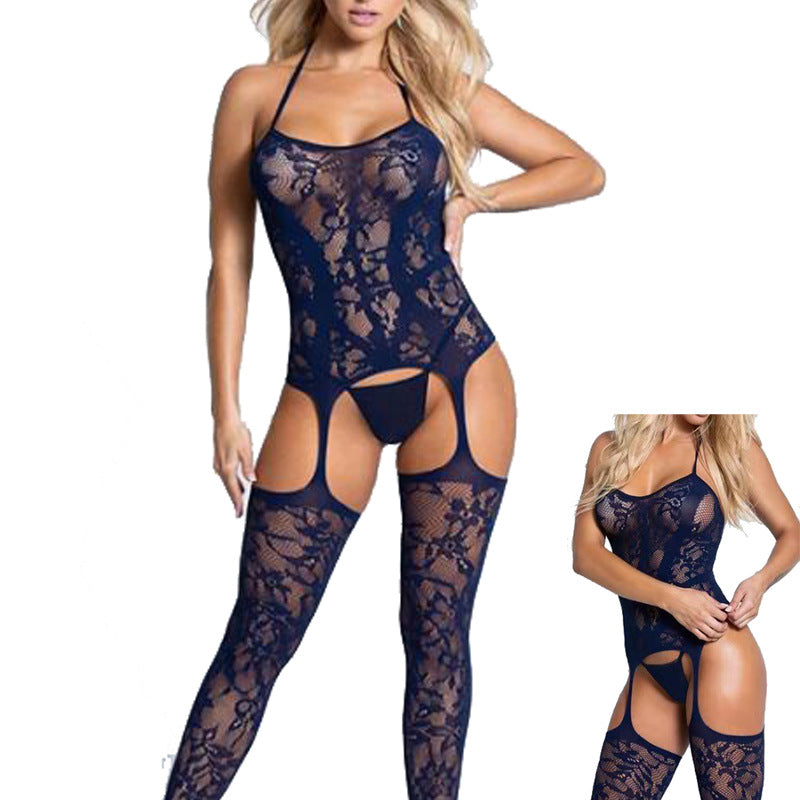 Jacquard Mesh Dress - One Piece Nightwear