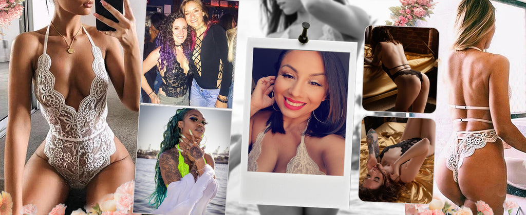 Bridal Bliss Deep V Bodysuit - Backless Lace Teddy