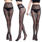 Fishnet Jacquard Pantyhose Set - Sleepwear Combo