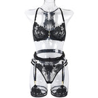 Garden of Eden Floral Lace Set - 2 Piece Embroidery Collection