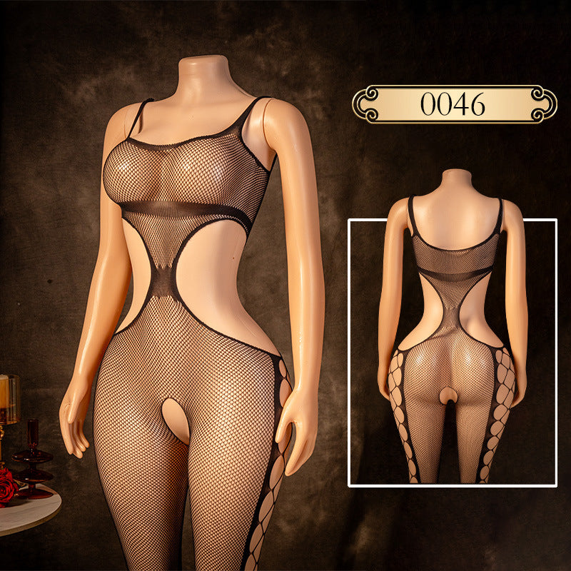 Christmas Mesh Nightdress Set - Holiday Sleepwear