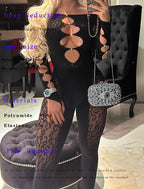 Leopard Print Jacquard Bodysuit - Animal Print Set