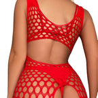 Mesh Bodycon Nightdress - One Piece Lingerie