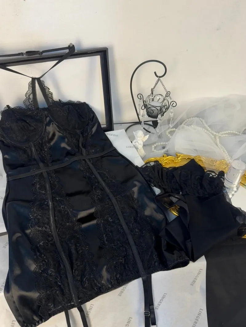 Dual Purpose Elegance Set - Lingerie and Sleepwear