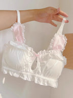Sweet Bunny Dreams Kawaii Bralette - Wire-Free Comfort Set