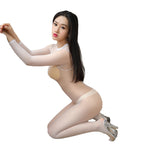 Sheer Stockings One Piece Pajamas - Sleepwear Set