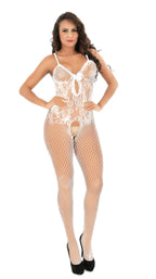 Fishnet Bodysuit - Halter Strap Lingerie