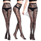 Fishnet Jacquard Pantyhose Set - Sleepwear Combo