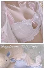 Sweet Bunny Dreams Kawaii Bralette - Wire-Free Comfort Set