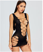 Bodycon Mini Dress - Hip-Hugging Nightdress