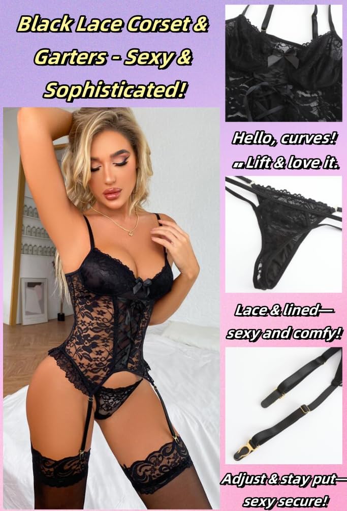 Sweetheart Mesh Babydoll - Ruffle Cami Lingerie with Thong