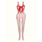 Lace Mesh Nightwear - Strap Design One Piece