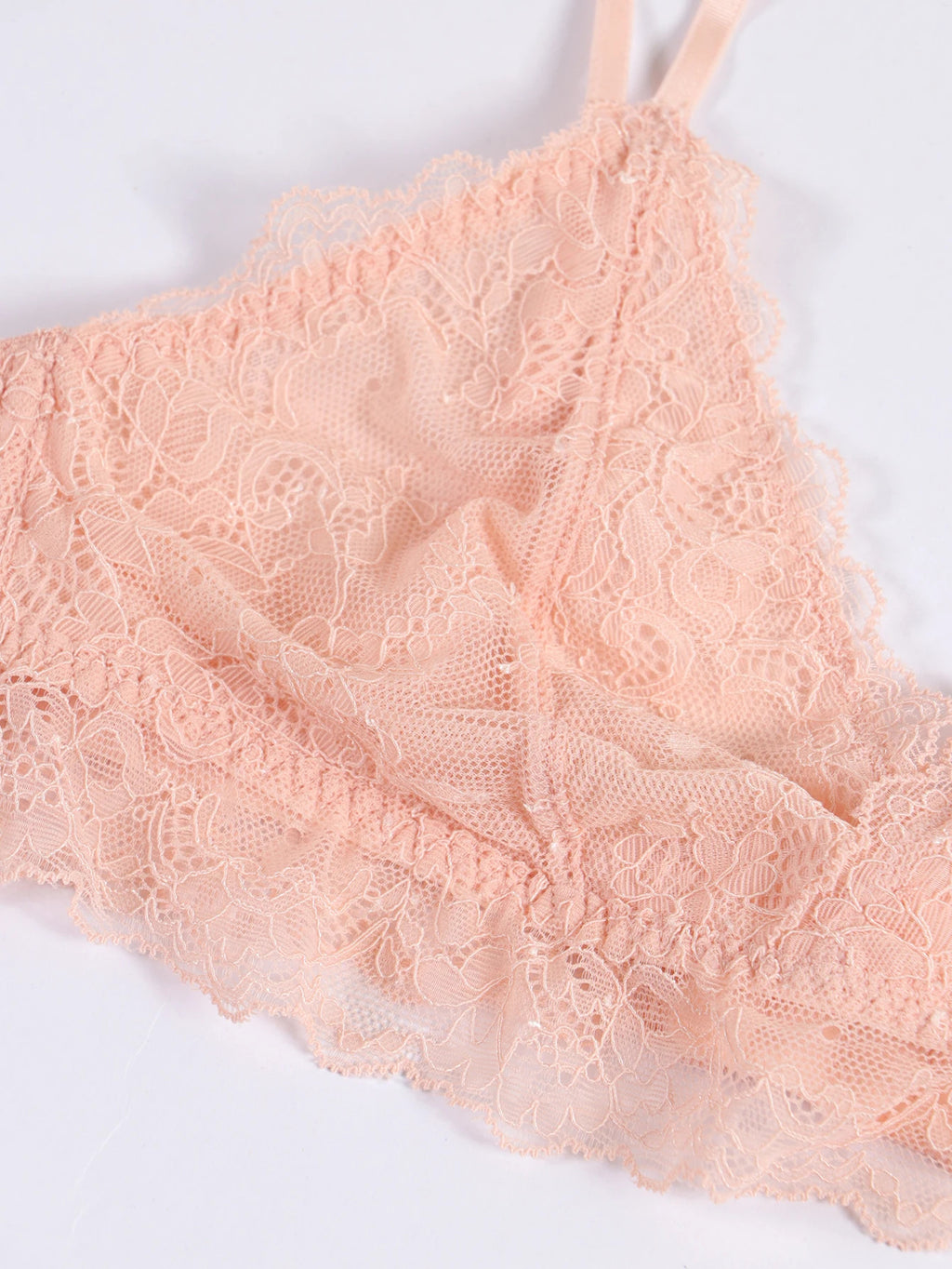 Summer Enchantment Lace Lingerie Set - 4 Piece Bra & Garter Collection