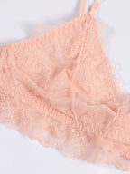 Summer Enchantment Lace Lingerie Set - 4 Piece Bra & Garter Collection