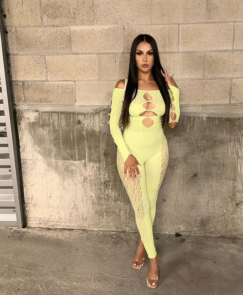 Leopard Print Jacquard Bodysuit - Animal Print Set